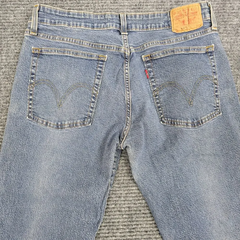 Vintage Levi's 518 Superlow Boot Cut Juniors Jeans 11S 32x30 Y2K